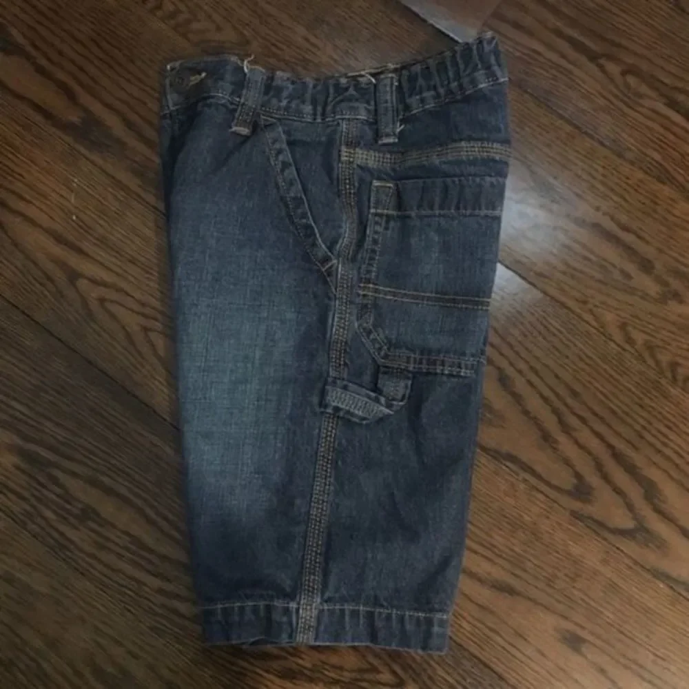 OLD NAVY Boys Denim Painter Jean Shorts Size 8